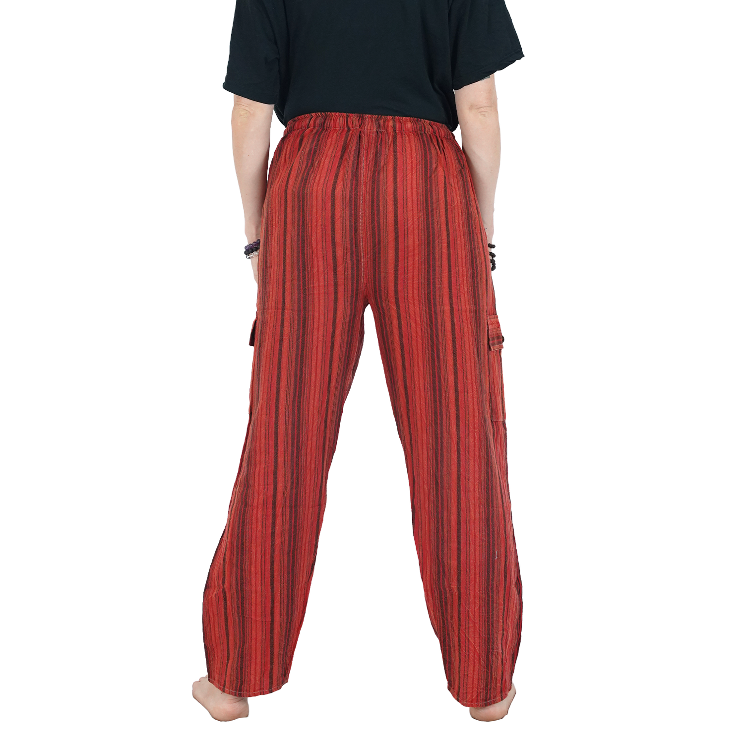 Red Stripes 4 Pocket Pyjama