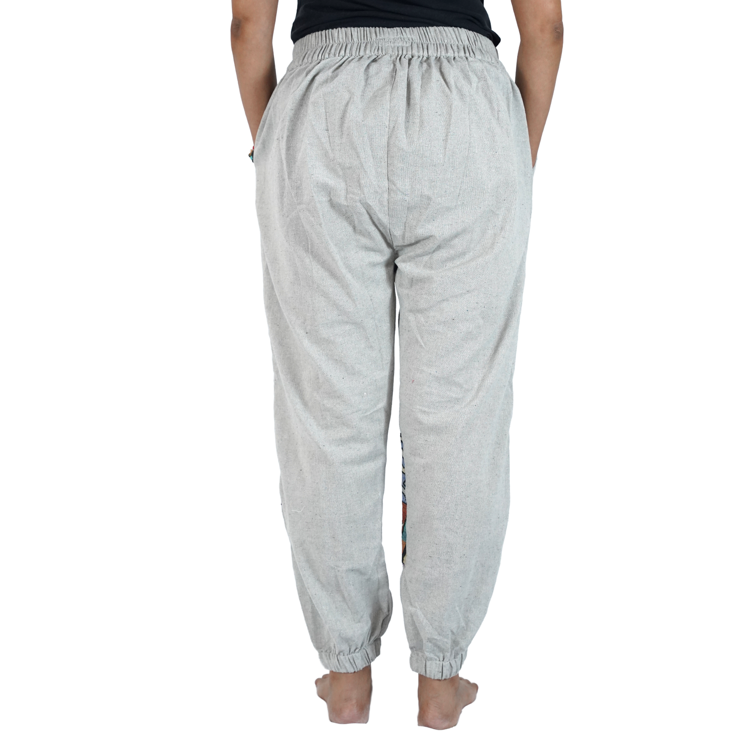 Ash with Multicolor Design Yippie Hopper Elastic Back Side