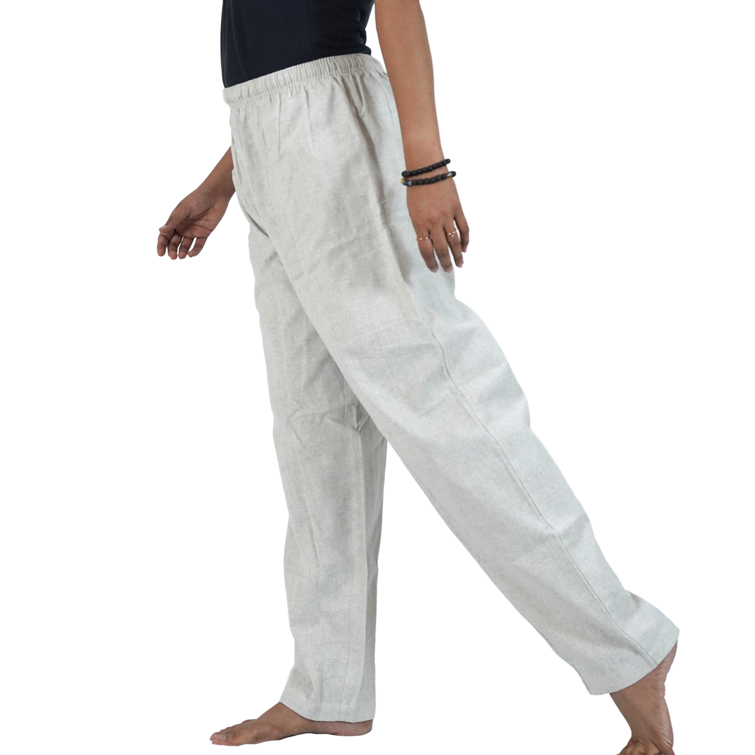 Grey Eco-Friendly Fabric Cotton Lounge Pants