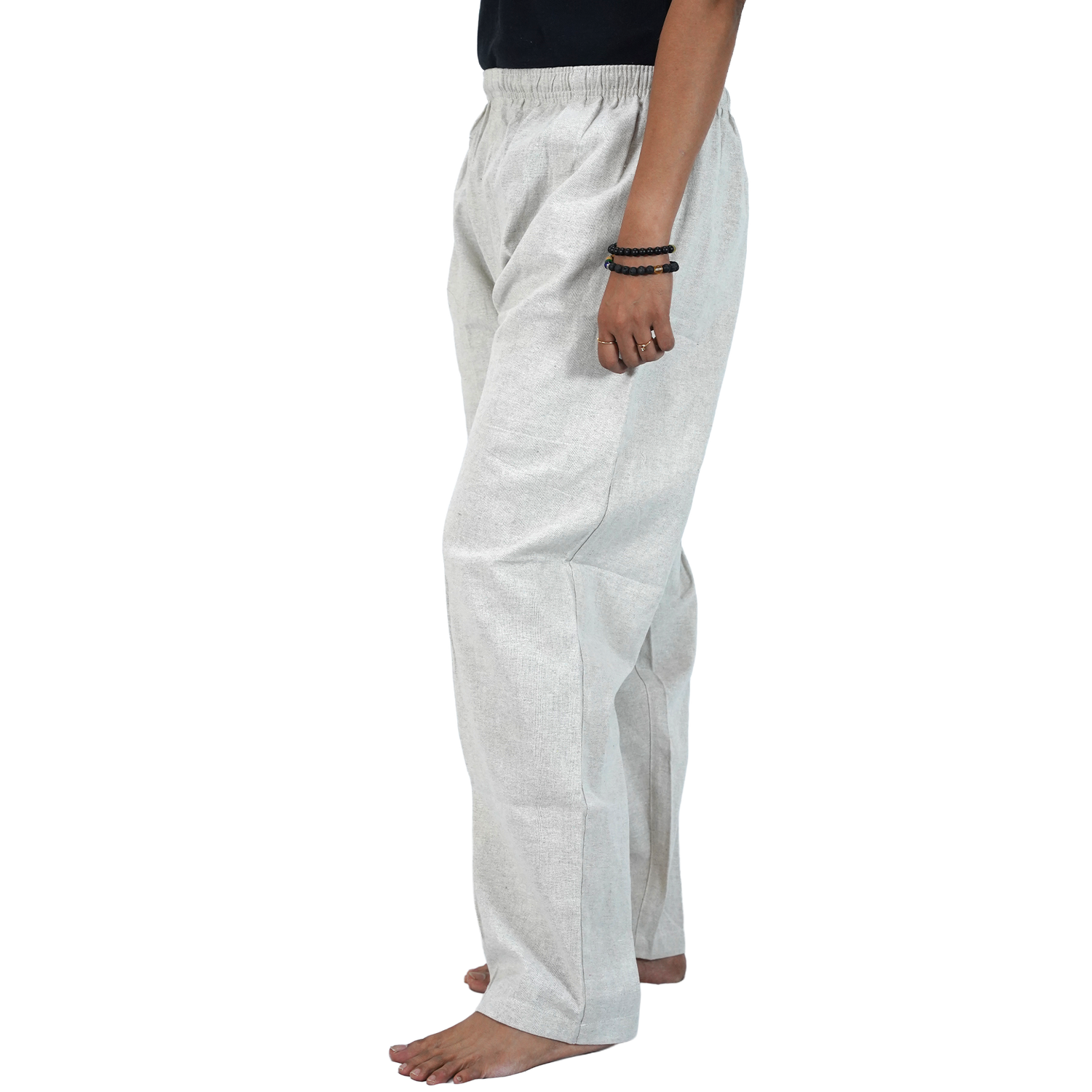 Grey Eco-Friendly Fabric Cotton Lounge Pants