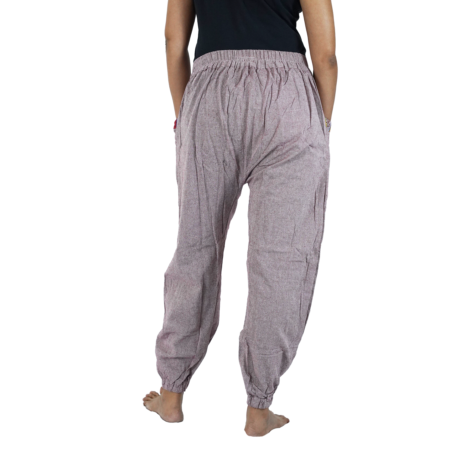 Reddish Brown with Patch Front Pocket Regular Hopper Pants
