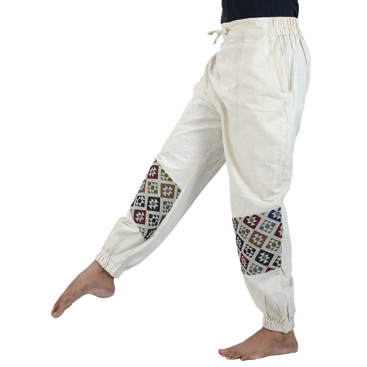 Off White Yippie Hopper Elastic Back Side Pants