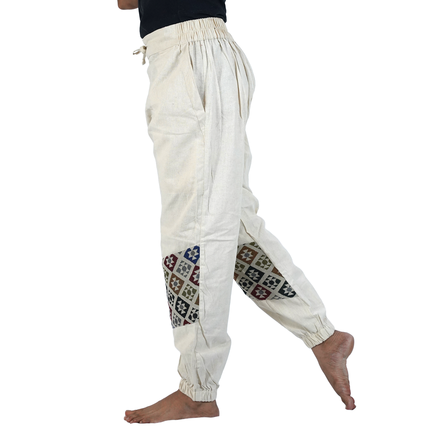 Off White Yippie Hopper Elastic Back Side Pants